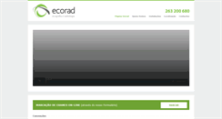 Desktop Screenshot of ecorad.pt