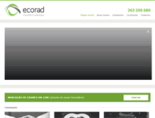 Tablet Screenshot of ecorad.pt
